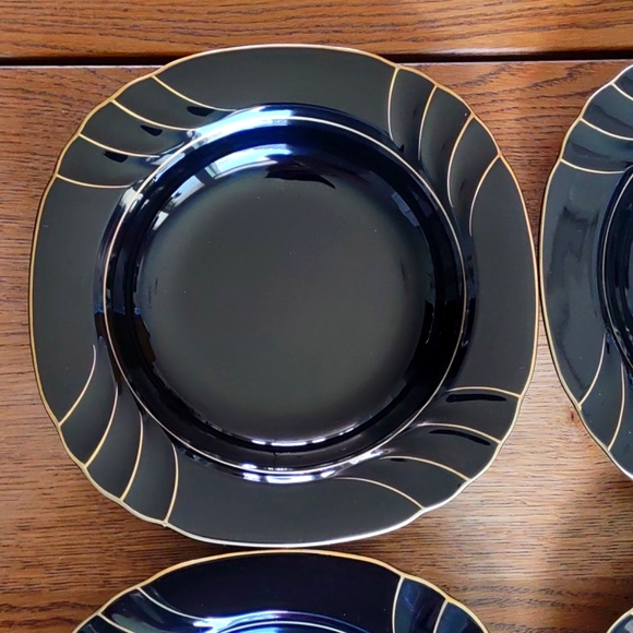 Wave Golden Black Bowls Gallery Collections by Ranmaru - Picture 2 of 8